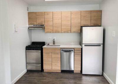 Interior of unit - kitchen