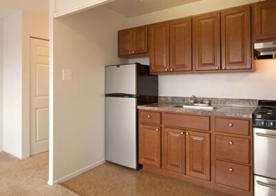 Interior of unit - kitchen